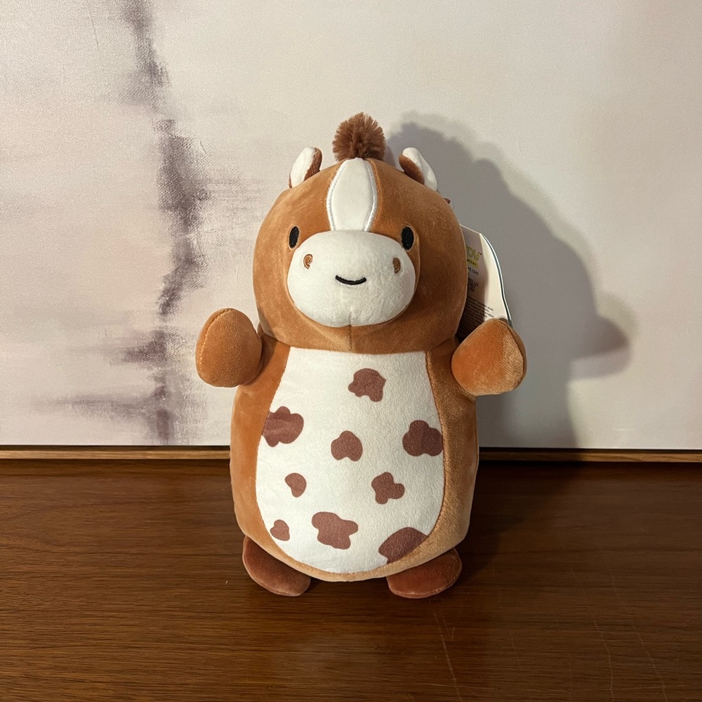 Cute Brown and White Plush Toy